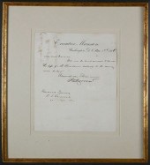 1868 LETTER ON EXECUTIVE MANSI