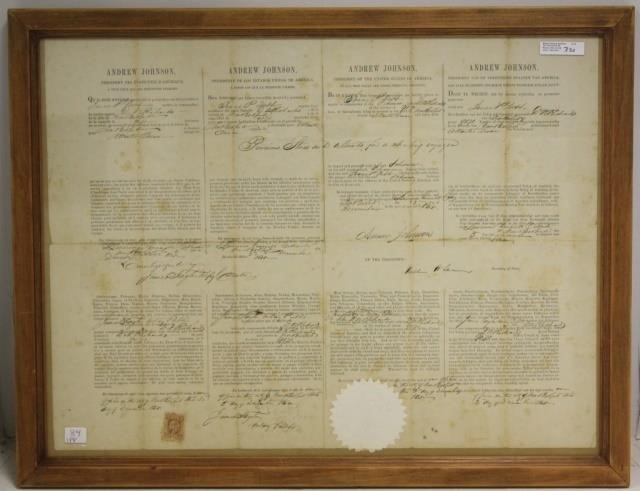 1868 SHIP'S PASSPORT FOR