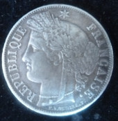 1870 900 SILVER FRENCH FIVE FR