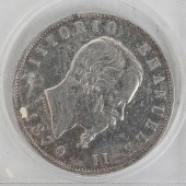 1870 ITALY 5 LIRE SILVER COIND
