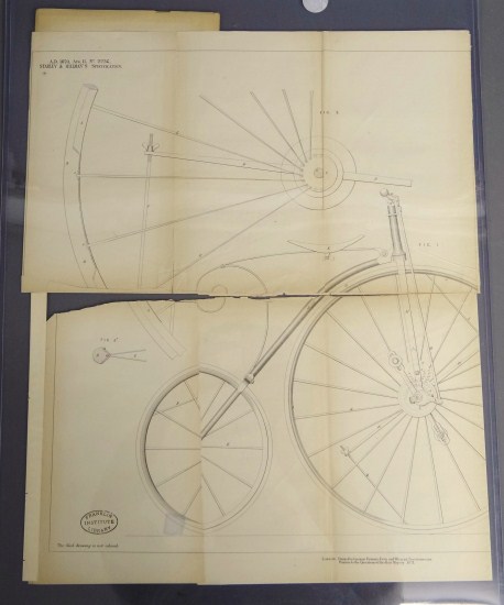 1870 Starley & Hilman patent.