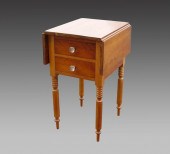 1870'S 2 DRAWER DOUBLE DROPLEA