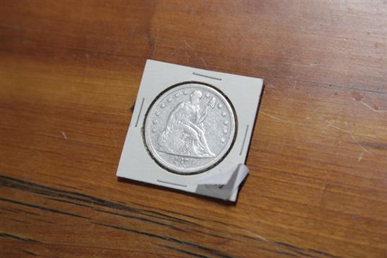 1871 LIBERTY DOLLAR. Depicting Lady