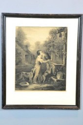 1872 ENGRAVING LANDSCAPE WITH