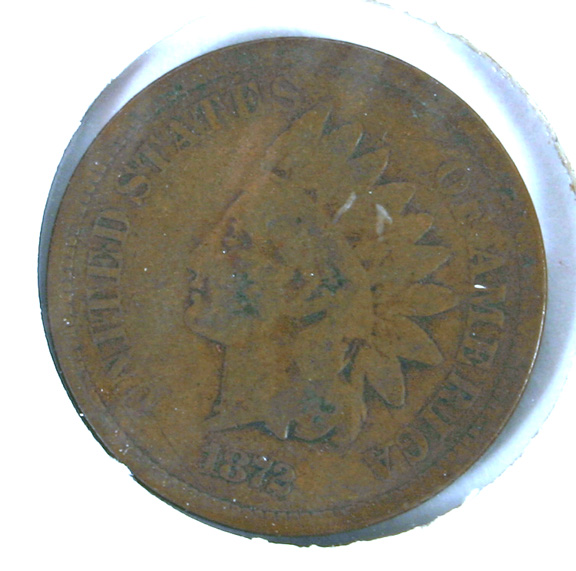 1872 Indian Head Cent Penny
