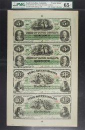 1872 SOUTH CAROLINA CURRENCY S