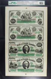 1872 SOUTH CAROLINA CURRENCY S