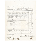 1874-DATED, LOT OF TWO PARTIAL