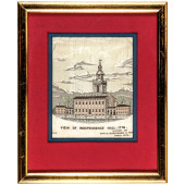 1876 CENTENNIAL EXHIBITION SIL
