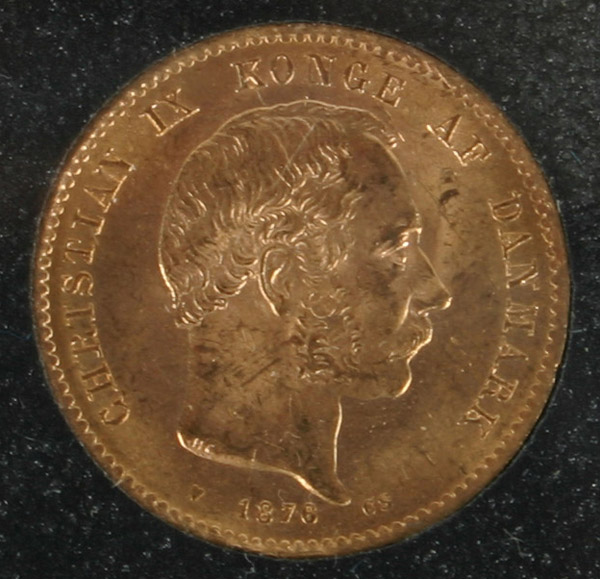 1876 Denmark Gold 20 Kroner