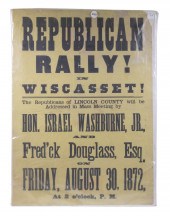 1876 MAINE REPUBLICAN BROADSID