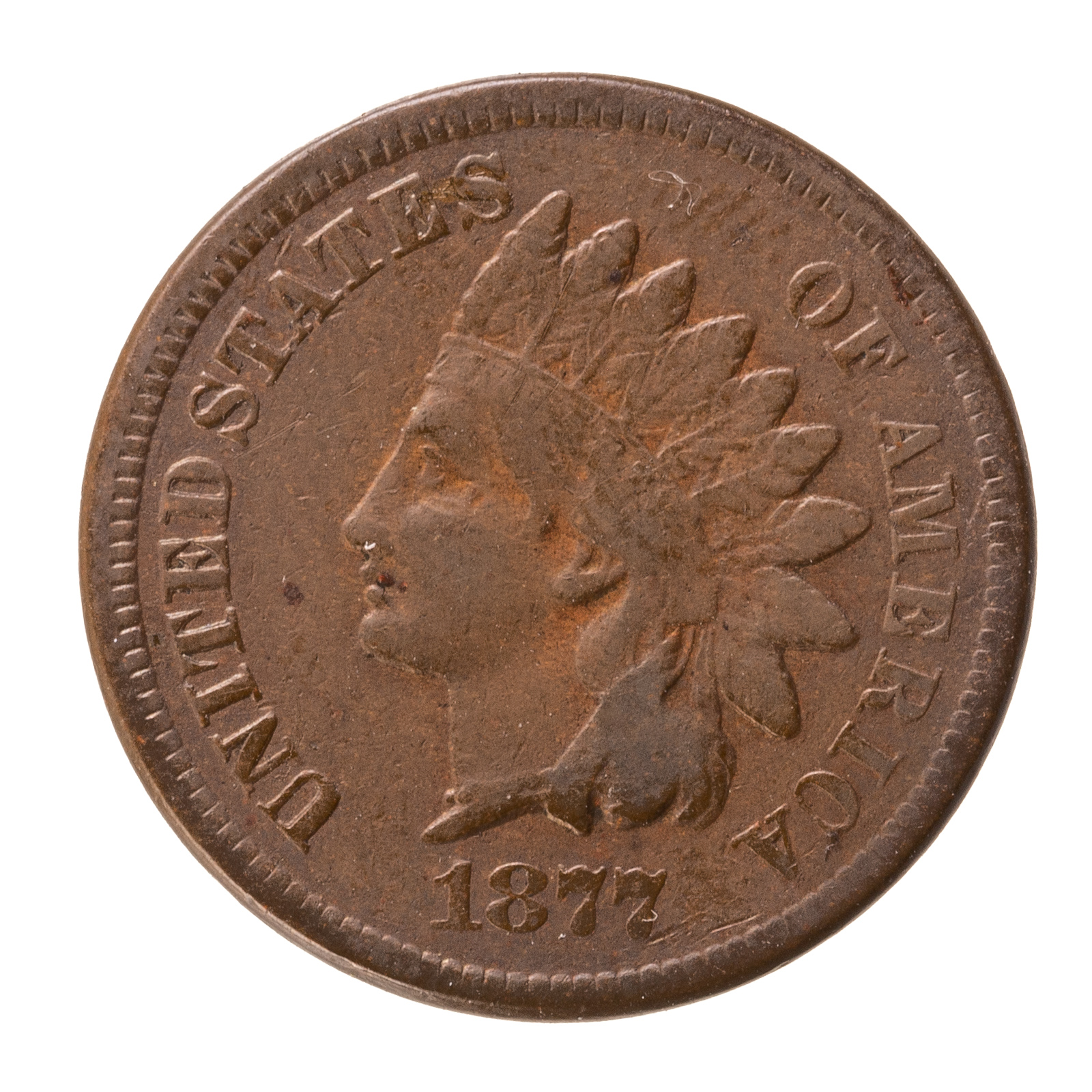 1877 INDIAN CENT - KEY DATE -
