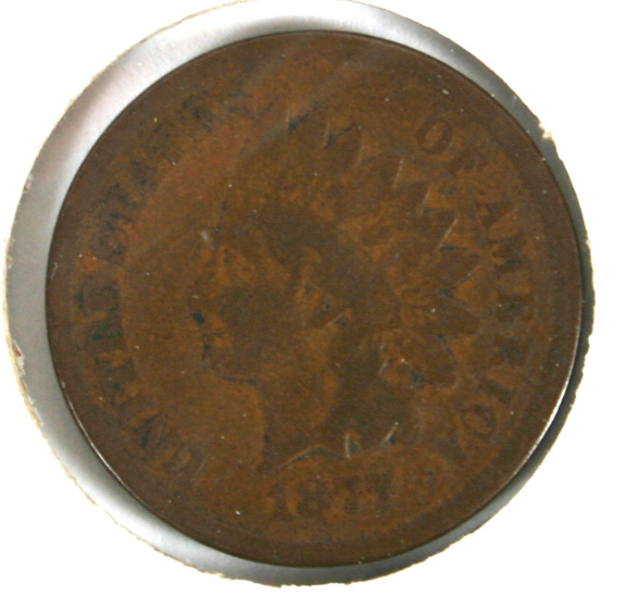 1877 Indian Head Cent Penny