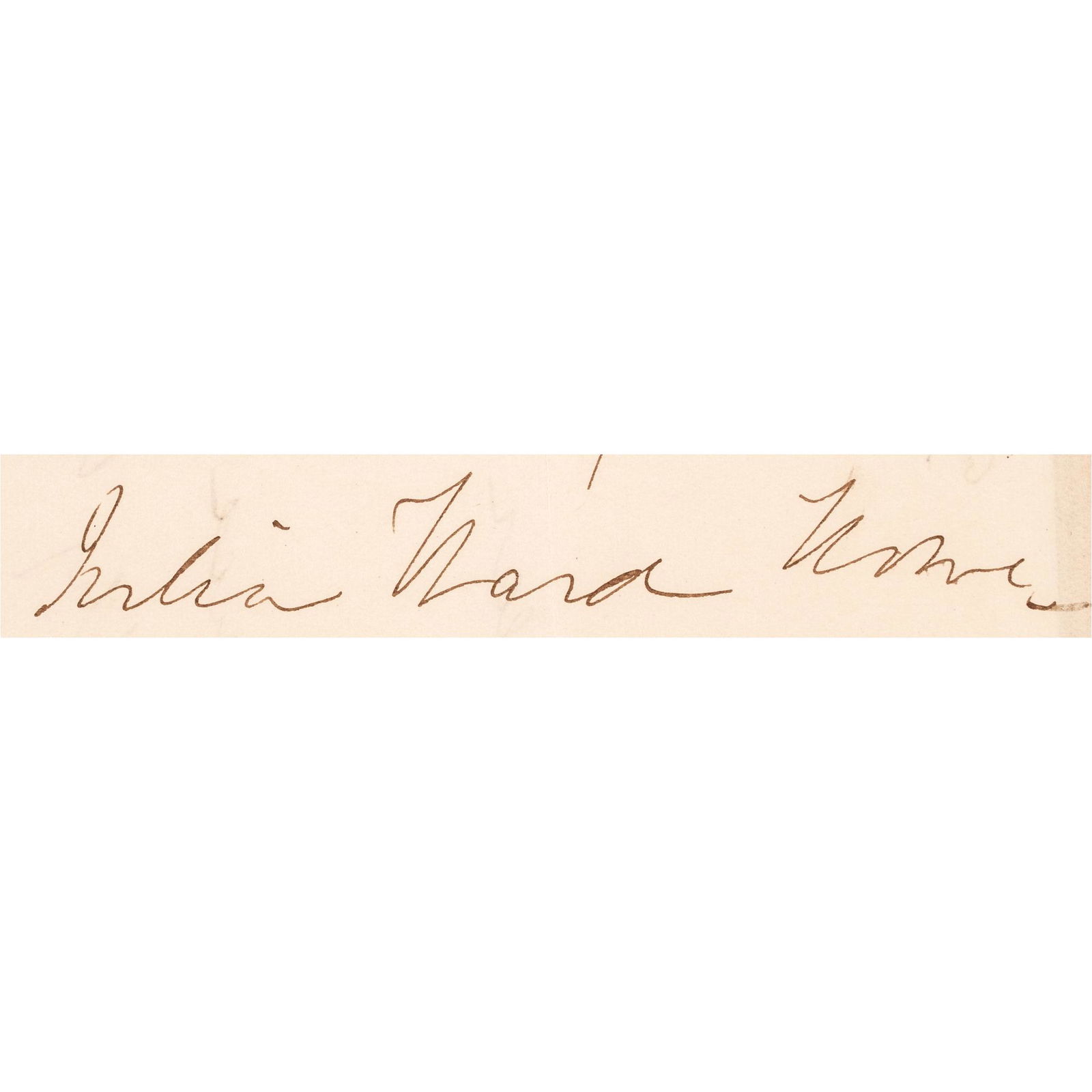 1877 JULIA WARD HOWE AMERICAN