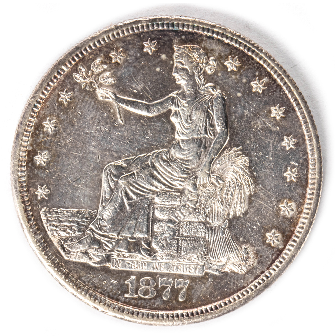 1877 S TRADE DOLLAR AU/BU 1877 S