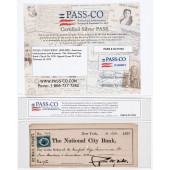 1878 CYRUS WEST FIELD CHECK SI