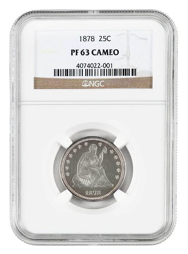 1878 PROOF SEATED LIBERTY