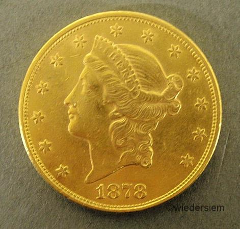1878-S Liberty Double Eagle