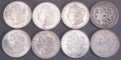 1878-S SILVER DOLLAR, FOUR 192