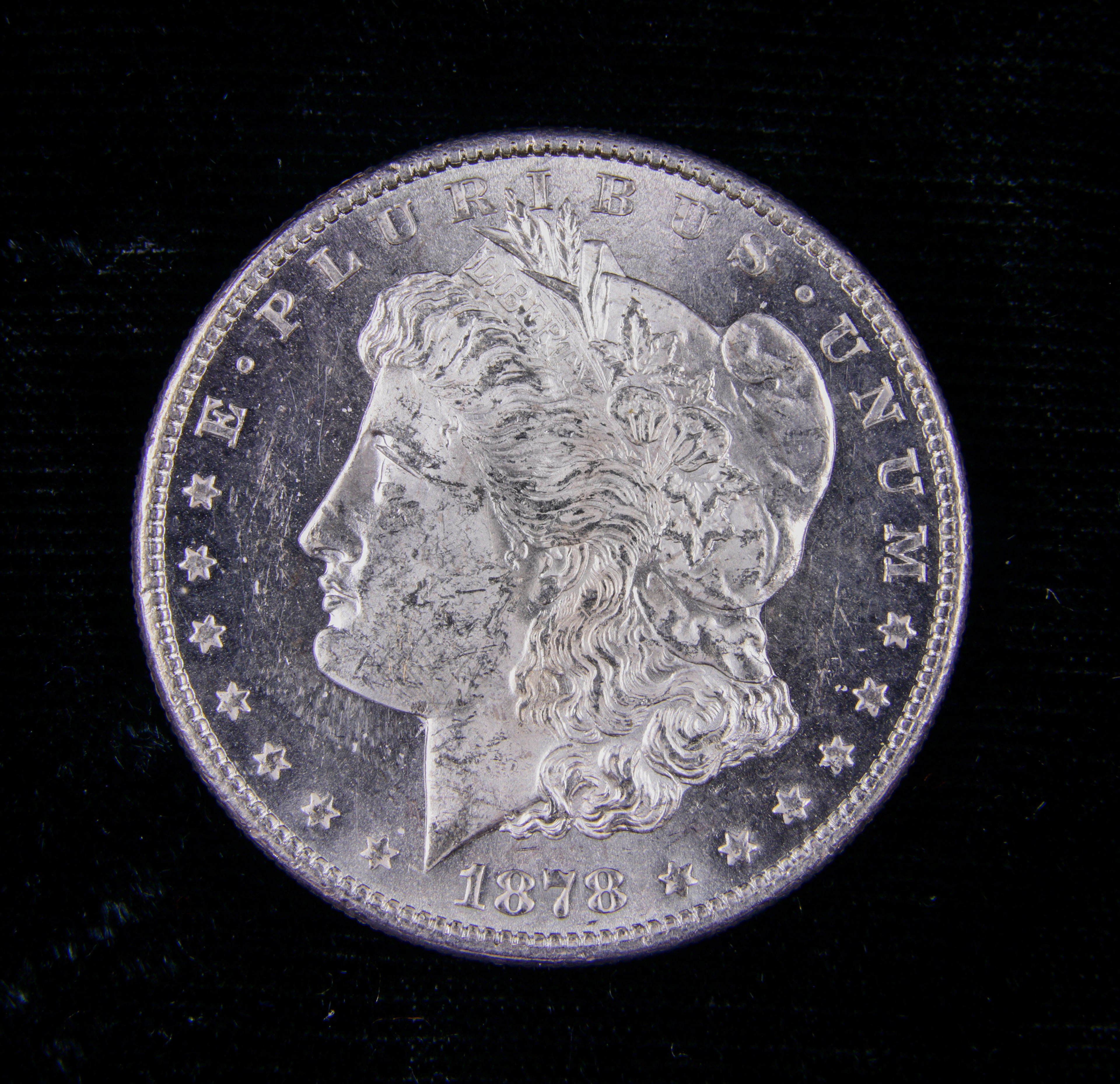 1878S MORGAN DOLLAR CH BU 1878s