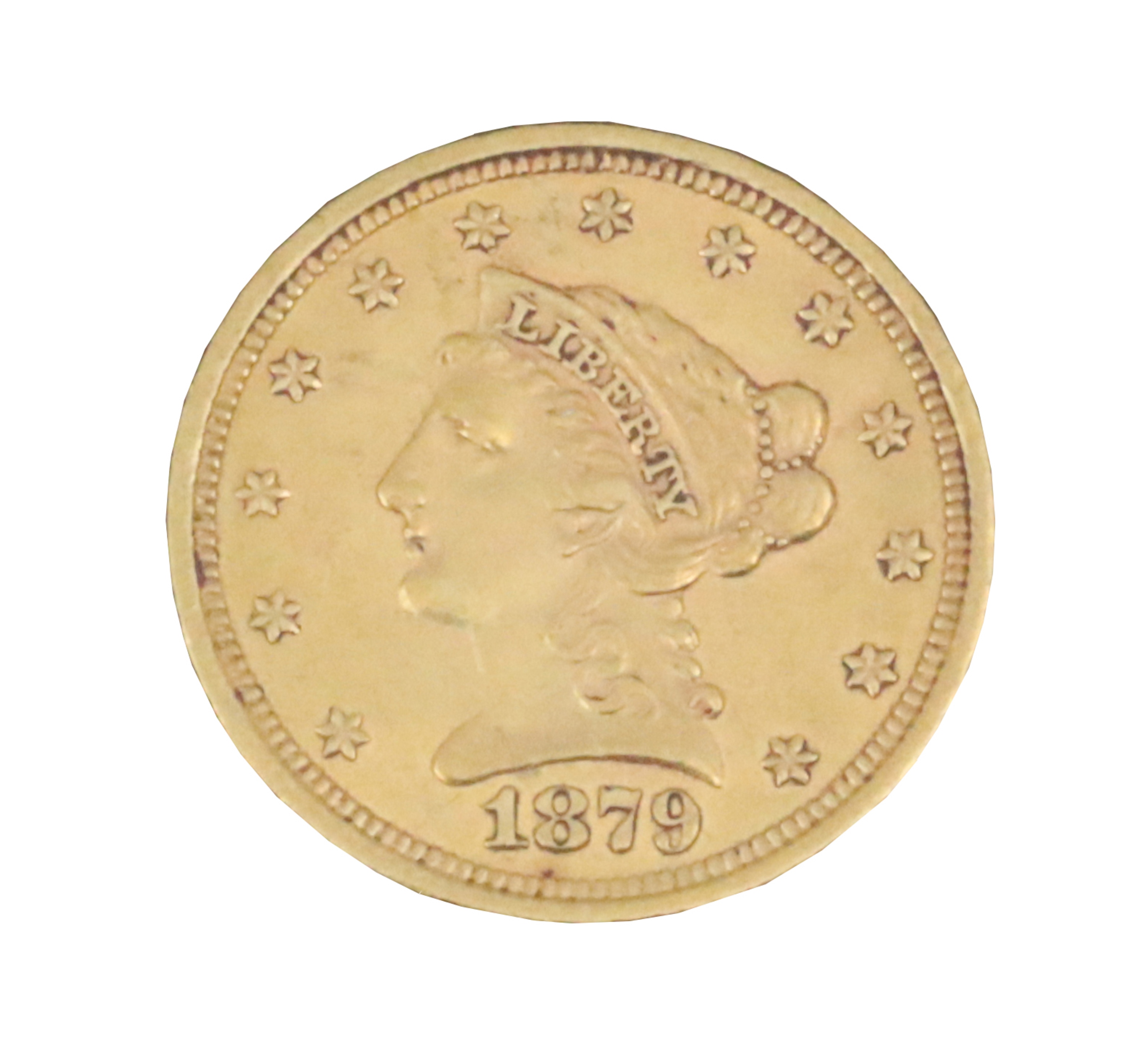 1879 MS65 $2.5 LIBERTY HEAD GOLD