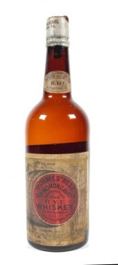 1879 SEALED RYE WHISKEY BOTTLE