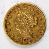 1879S $2 1/2 LIBERTY HEAD GOLD