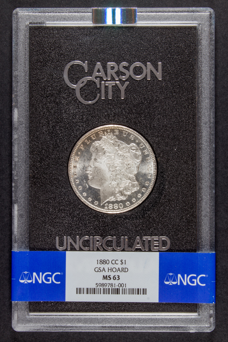 1880 CC MORGAN SILVER DOLLAR