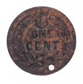 1880 INDIAN HEAD CAST IRON WIN