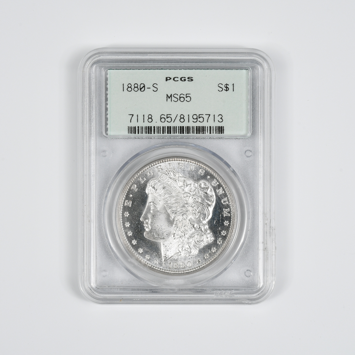 1880-S $1 MORGAN SILVER DOLLAR PCGS