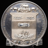 1880 SILVER LIFESAVING MEDAL<b