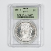 1881-S $1 MORGAN SILVER DOLLAR
