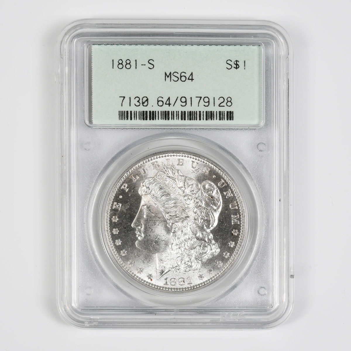 1881-S $1 MORGAN SILVER DOLLAR PCGS