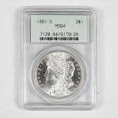 1881-S $1 MORGAN SILVER DOLLAR