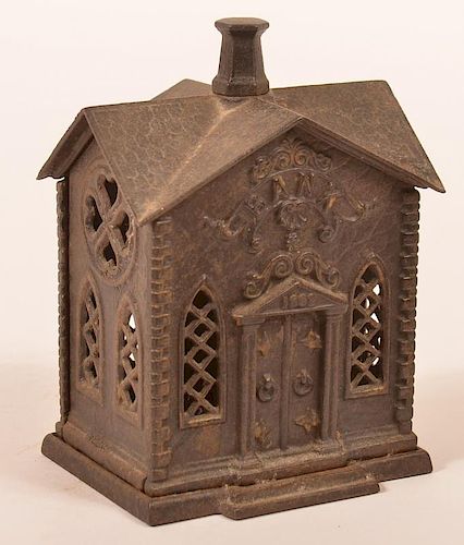 1882 CAST IRON HOUSE FORM STILL