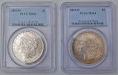 1883-O & 1884 -O  PCGS  MS64 M