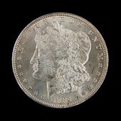 1884 CC MORGAN SILVER DOLLAR,