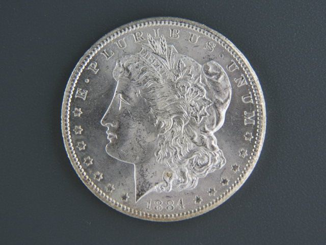 1884-CC Morgan Silver Dollar