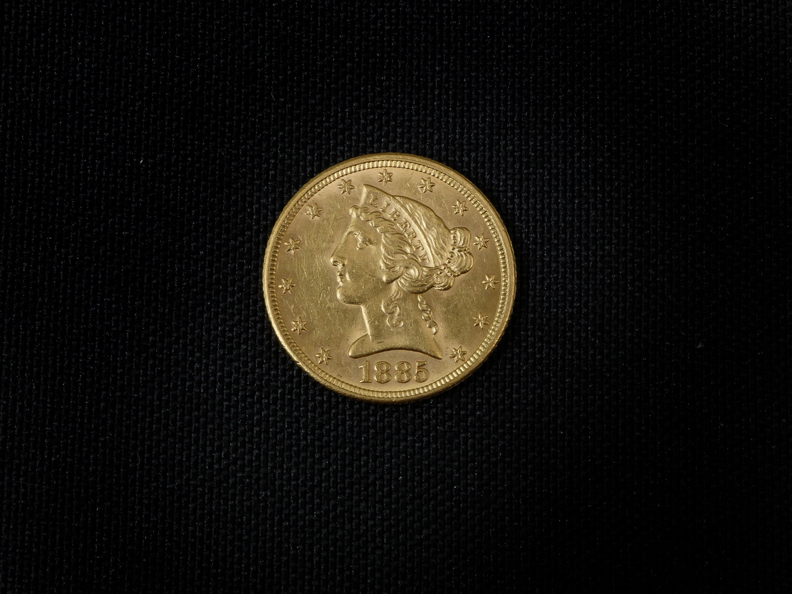 1885 P U.S. $5 LIBERTY HEAD HALF