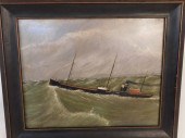1885 PAINTING STEAMSHIP PAINTI