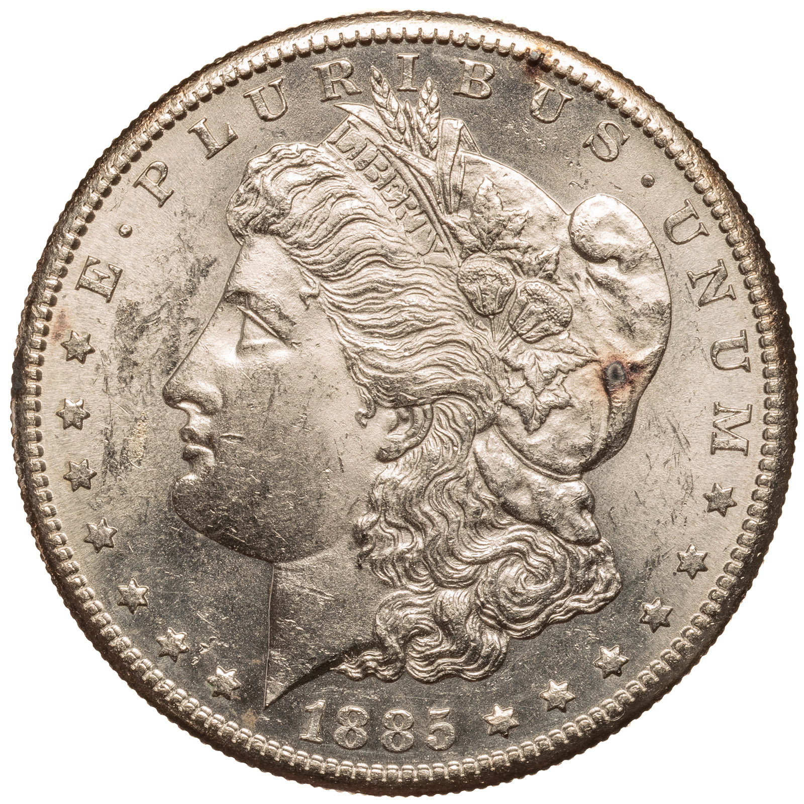 1885-S MORGAN DOLLAR MS61 Coin is