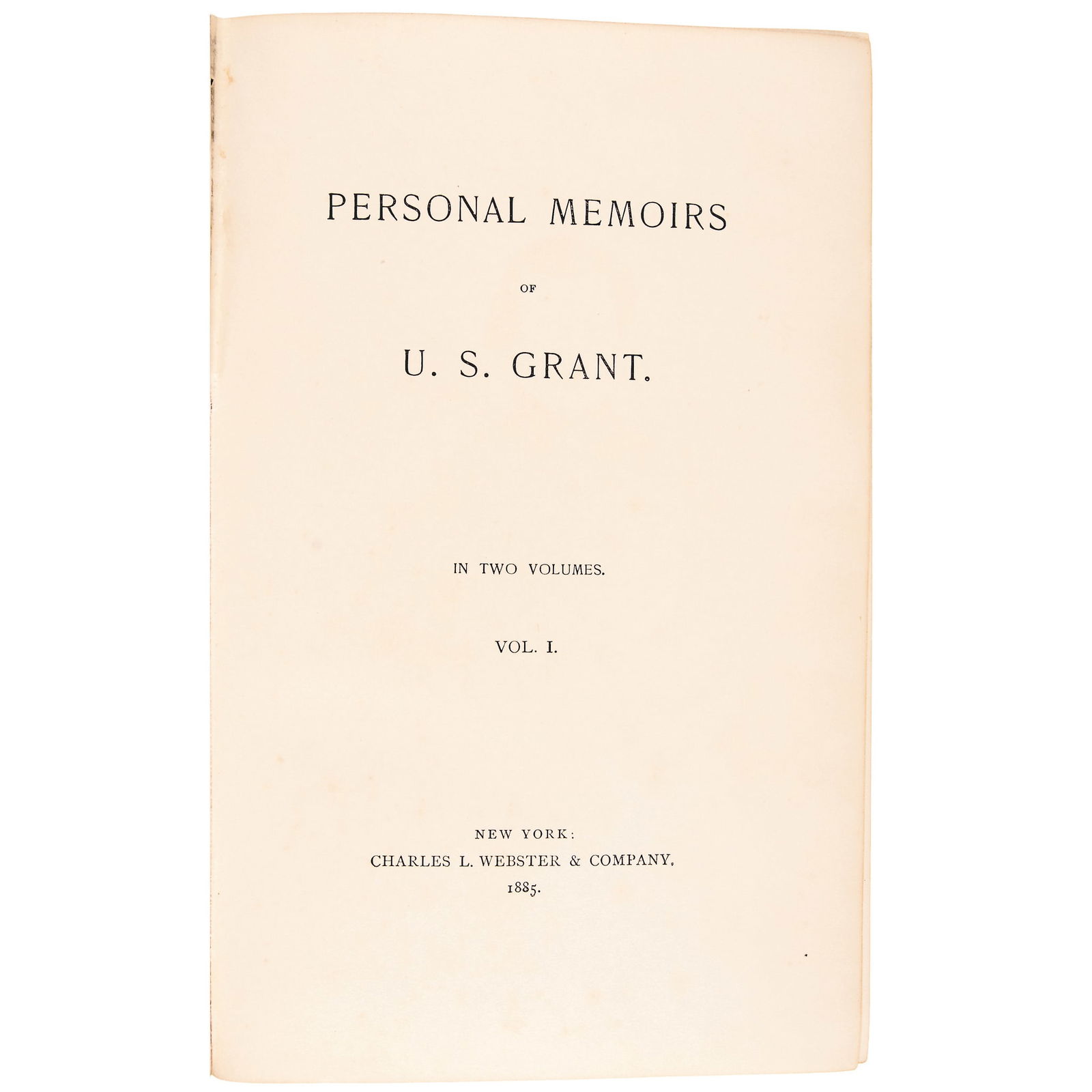 1885/86 FIRST EDITION, FULL SET