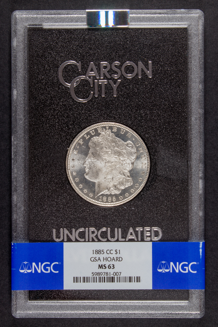 1885CC MORGAN SILVER DOLLAR (GSA