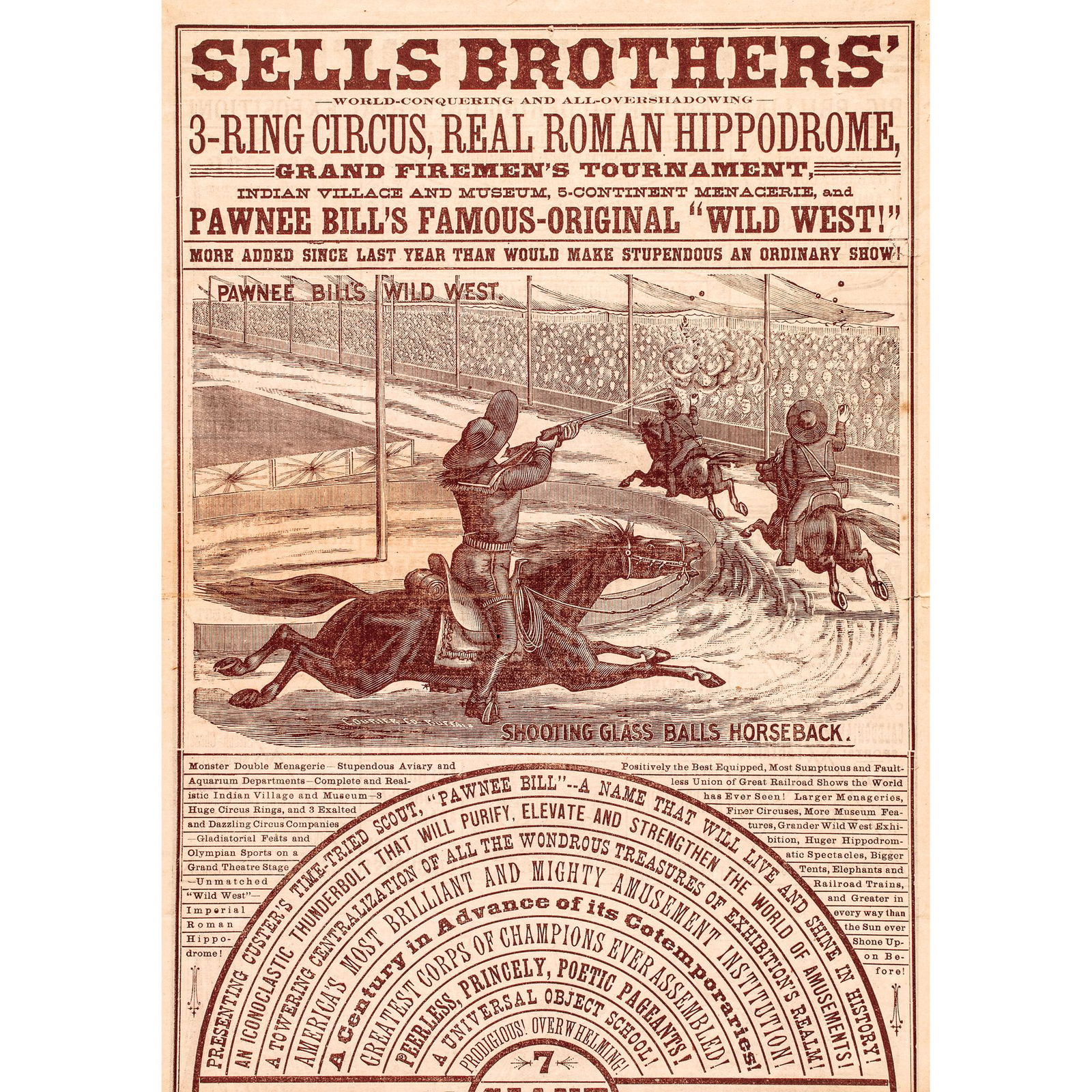 1887 POSTER SELLS BROTHERS
