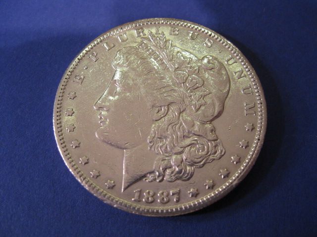 1887-S U.S. Morgan Silver Dollar