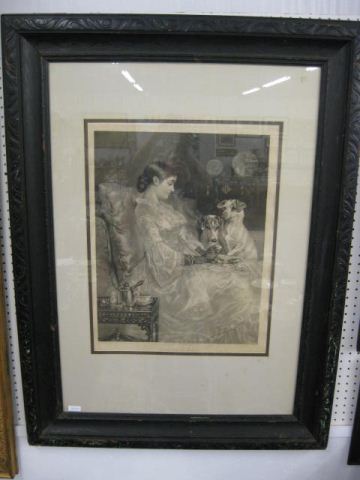 1887 Steel Engravings ''Muffins''
