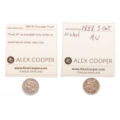 1887/6 CIRCULATED PROOF 40 &18