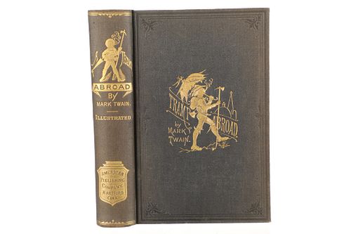 1888 "A TRAMP ABROAD" BY MARK