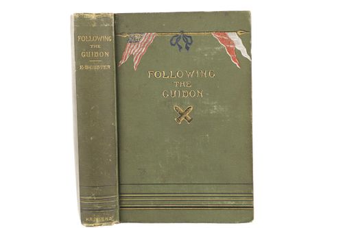 1890 1ST ED. FOLLOWING THE GUIDON