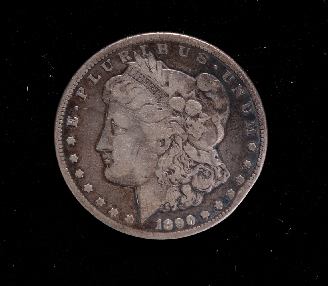 1890-CC MORGAN SILVER DOLLAR